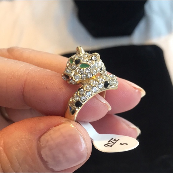 Pave Panther 🐆 Ring Size 5 Brand New - Picture 2 of 8